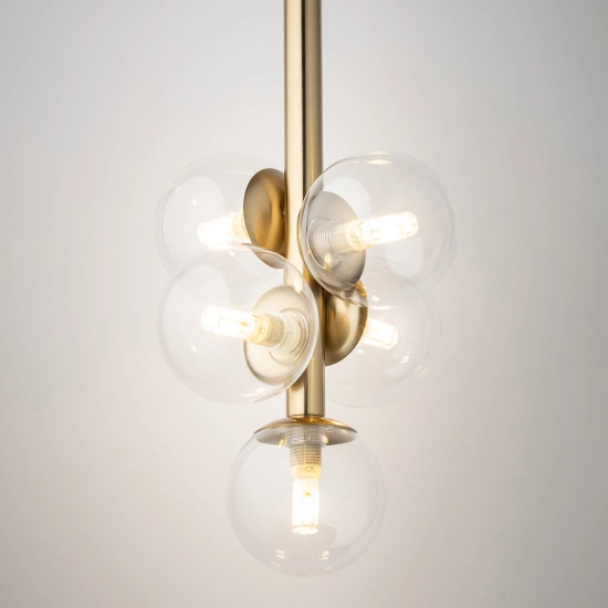 PERLA LUX 5 plafon transparentny 40854 Sigma