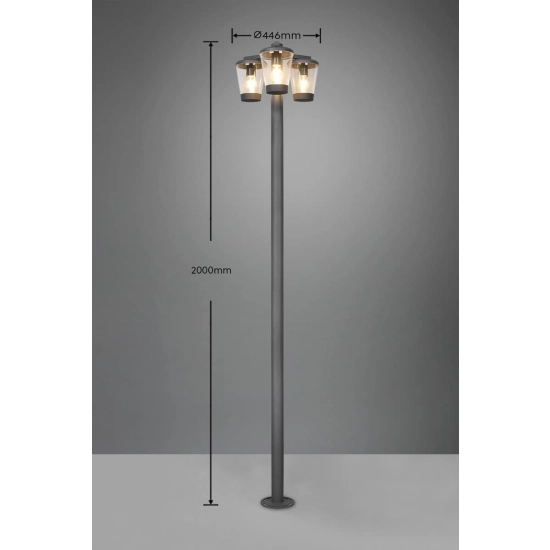 kinkiecik.pl Lampa stojąca IP44 3xE27 CAVADO 411060342 TRIO