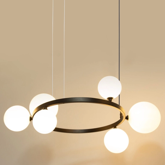 Lampa wisząca BOLERO 6 biały 41319 Sigma