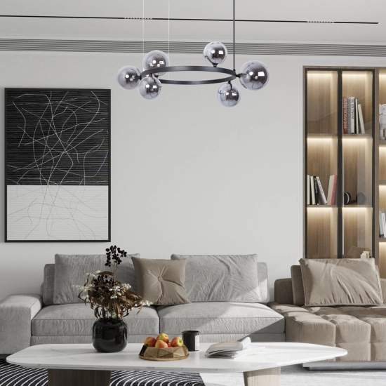 Lampa wisząca BOLERO 6 grafit 41325 Sigma