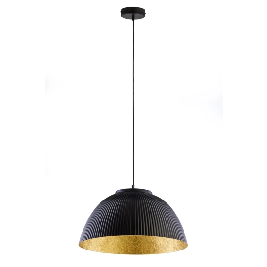 Lampa wisząca LADY ryflowana czarny złoty 41923 Sigma - zdjęcie produktu
