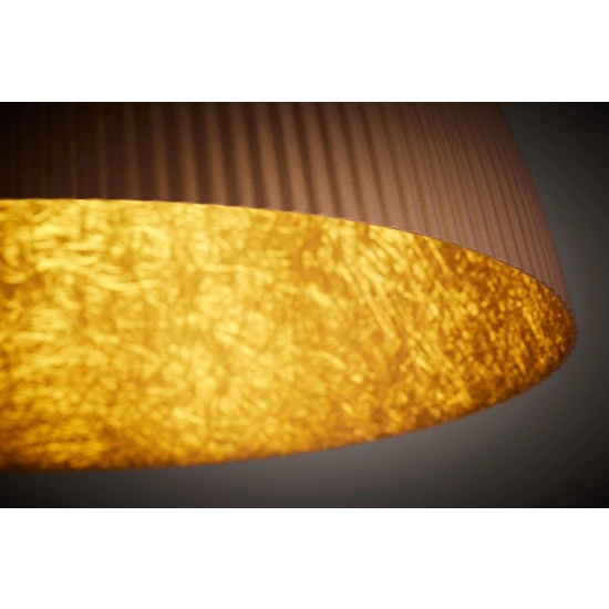 Lampa wisząca LADY ryflowana brązowy miedziany 41927 Sigma