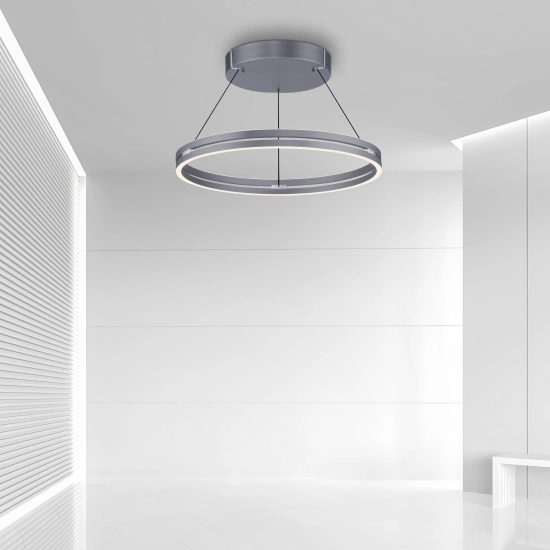 Lampa wisząca Pure E-loop Szary 2551-15 Paul Neuhaus - zdjęcie dodatkowe 7