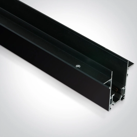 BLACK MAGNETIC TRIMLESS PROFILE 2m 48V MAXI 42002TR/B ONE LIGHT