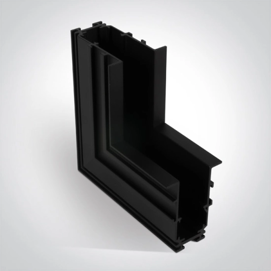 BLACK RECESSED CORNER WALL TO WALL (IN) FOR 42001RB/42002RB MIDI 42012BRB/B ONE LIGHT