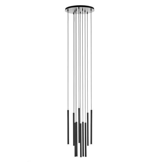 Lampa wisząca SOPEL 10 ANTRESOLA dwa poziomy czarny 42055 Sigma - zdjęcie produktu