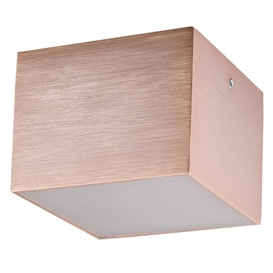 Plafon CUBO METALIK LED 3000K miedziany szczotkowany 42073 Sigma