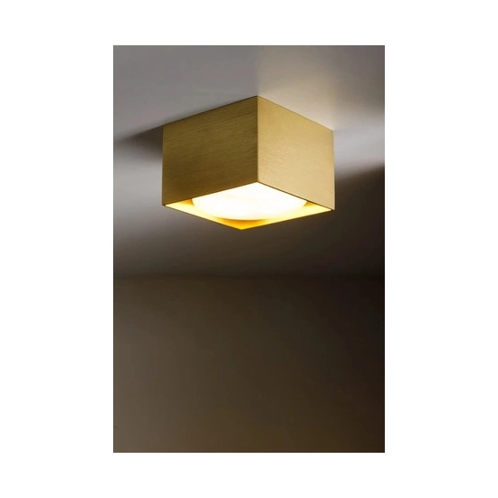 Plafon CUBO METALIK GX53 złoty szczotkowany 42083 Sigma