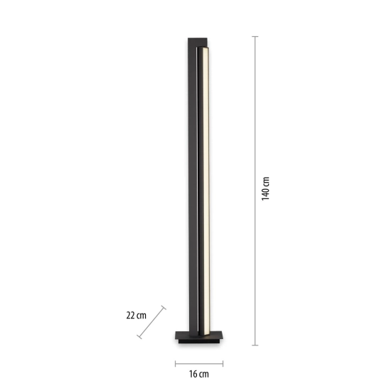 Lampa podłogowa Pure-lines Antracyt 421-13 Paul Neuhaus - zdjęcie dodatkowe 1