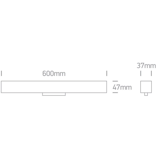 Magnetic Linear Lights Magnetyczny reflektor szynowy 42100B/B/W ONE LIGHT
