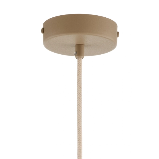 Lampa wisząca LADY ryflowana ciepły beż złoty 42317 Sigma