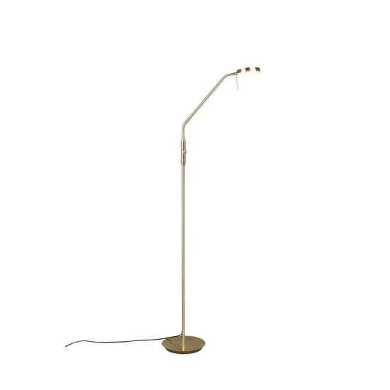 kinkiecik.pl Lampa podłogowa LED mosiądz MONZA 423310108 TRIO