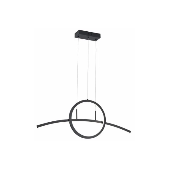 Lampa wisząca Evora czarny mat 339801-30 REALITY