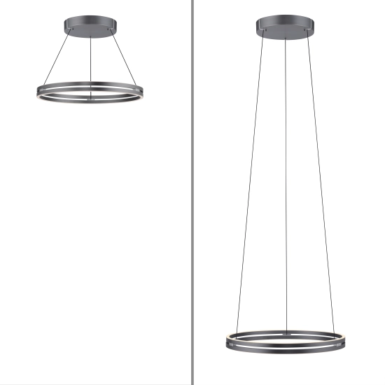 Lampa wisząca Pure E-loop Szary 2551-15 Paul Neuhaus - zdjęcie dodatkowe 3