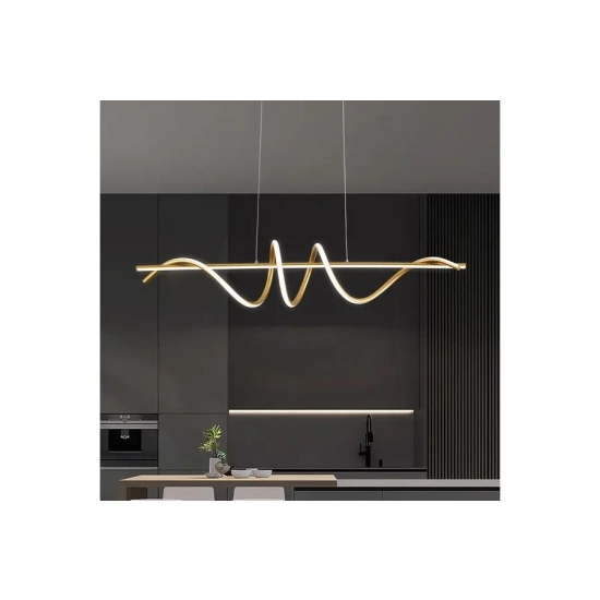Lampa wisząca Serpent złoty malowany 339701-09 Reality
