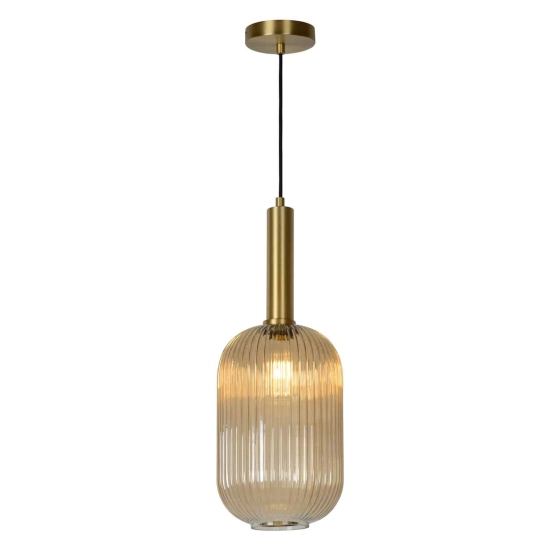 Lampa wisząca MALOTO Ø 20 cm 1xE27 Amber 45386/20/62 Lucide - zdjęcie produktu