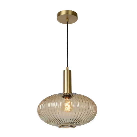 Lampa wisząca MALOTO Ø 30 cm 1xE27 Amber 45386/30/62 Lucide - zdjęcie produktu