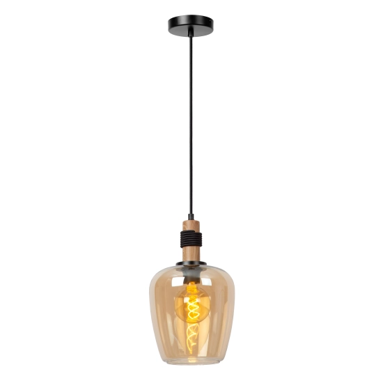 ILONA Lampa wisząca Ø 22 cm 1xE27 Amber 45408/22/62 Lucide - zdjęcie produktu