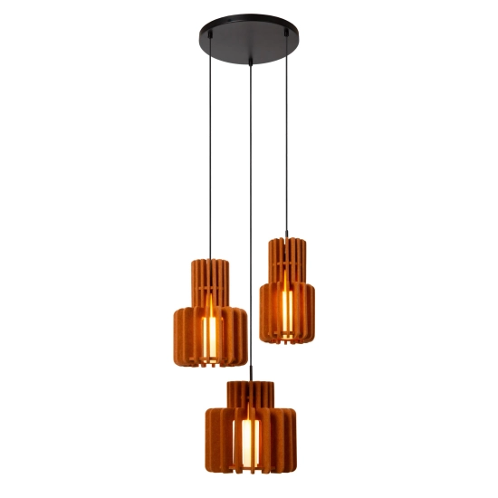 ROLLO Lampa wisząca 3xE27 Terracotta 45491/13/55 Lucide - zdjęcie produktu