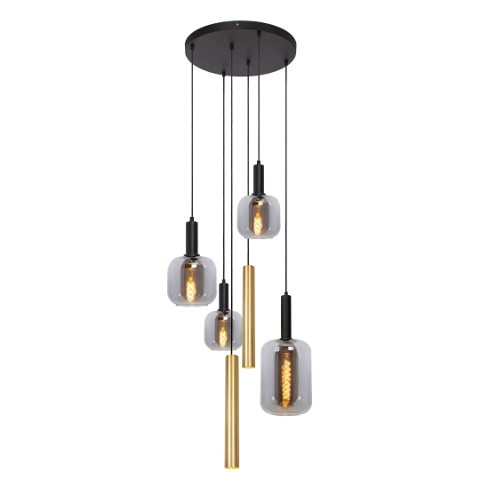 JOANET Lampa wisząca Ø 65 cm 4xE27- 2xGU10 mosiądz 45494/16/96 Lucide - zdjęcie produktu