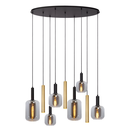 JOANET Lampa wisząca Ø 65 cm 6xE27- 3xGU10 mosiądz 45494/19/96 Lucide - zdjęcie produktu
