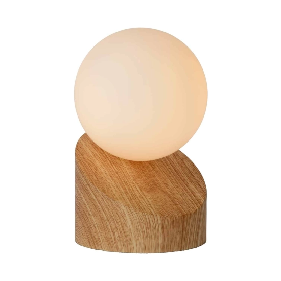 Lampa stołowa LEN Ø 10 cm 1xG9 Light wood 45561/01/72 Lucide - zdjęcie produktu