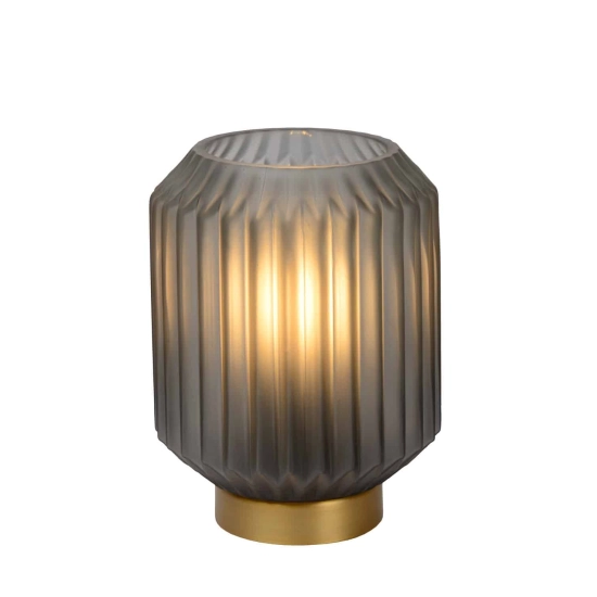 Lampa stołowa SUENO Ø 13 cm 1xE14 Satin Grey 45595/01/51 Lucide - zdjęcie produktu