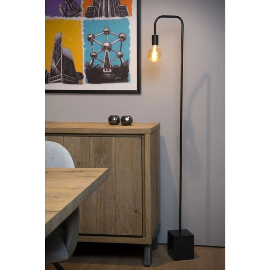 LORIN Lampa podłogowa E27 czarny 45765/01/30 Lucid Lucide - zdjęcie dodatkowe 1