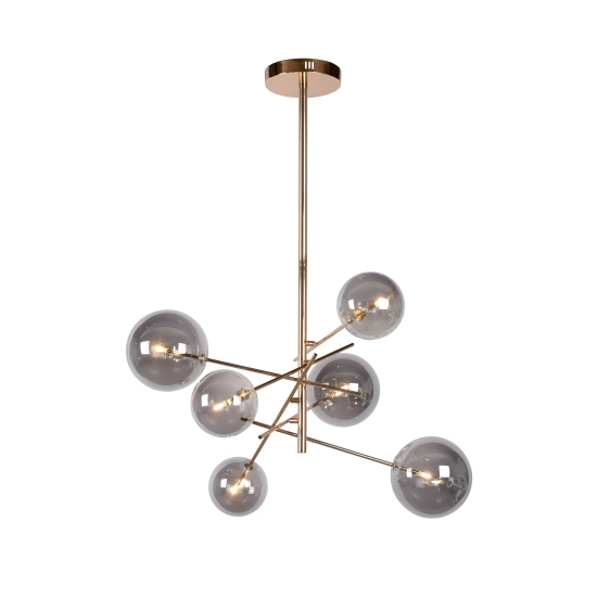 ALARA Lampa wisząca Ø 72 cm LED G4 6x1,5W 2700K Gold 46417/06/10 Lucide - zdjęcie produktu