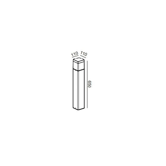 Lampa zewnętrzna Mantra Chicago 8109MA - zdjęcie dodatkowe 1