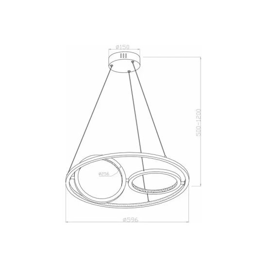 Lampa wisząca Gilian czarny mat 340001-30 REALITY