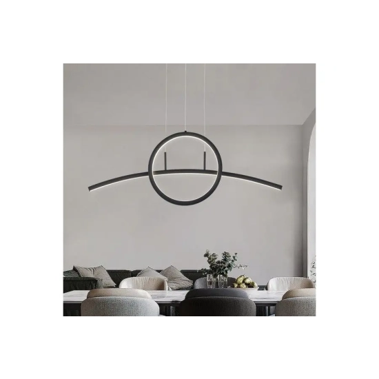 Lampa wisząca Evora czarny mat 339801-30 REALITY