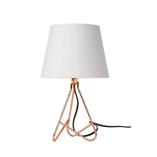 Lampa stołowa GITTA Ø 17 cm 1xE14 Copper 47500/81/17 Lucide - zdjęcie produktu