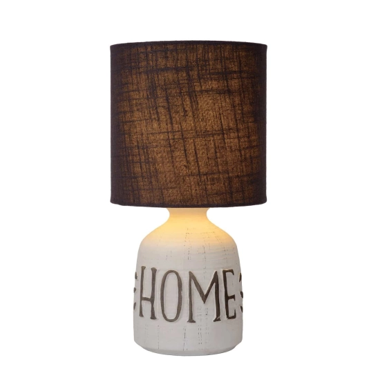 Lampa stołowa COSBY Ø 16,5 cm 1xE14 biały 47503/81/31 Lucide - zdjęcie produktu