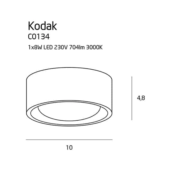 Kodak plafon C0134 MaxLight