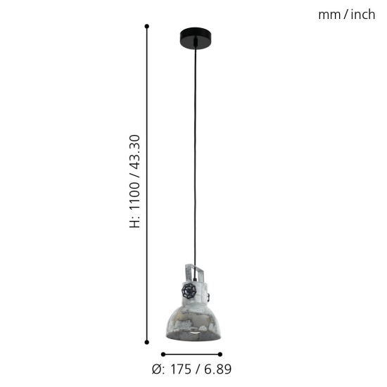 Lampa wisząca BARNSTAPLE 49619 ---- wysyłka 24H ----