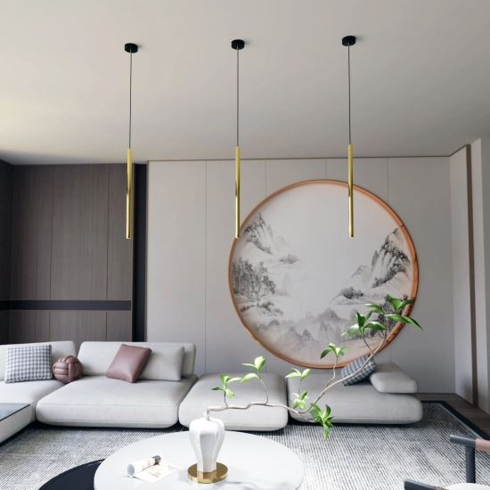 Lampa wisząca SELTER 1 GOLD 1332/1 EMIBIG Lighting