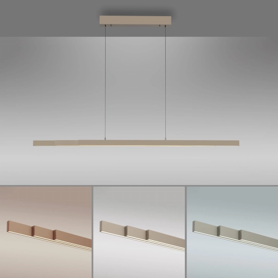 Lampa wisząca Adriana Comfort Lift Mosiądz 2598-97 Paul Neuhaus - zdjęcie dodatkowe 5