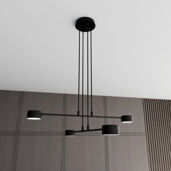 Lampa wisząca MODUS 4 BLACK 1339/4 EMIBIG Lighting