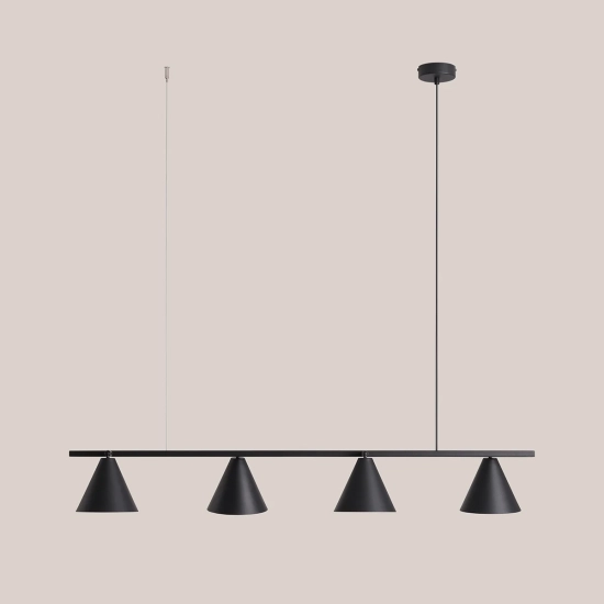 FORM 4 CZARNY 1108L1 Nowoczesna lampa wisząca Aldex - zdjęcie produktu
