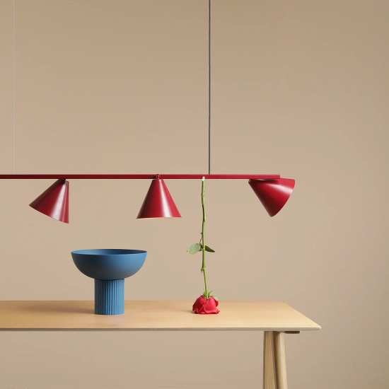 LAMPA WISZĄCA FORM 4 RED WINE 1108L15 Aldex - zdjęcie dodatkowe 2
