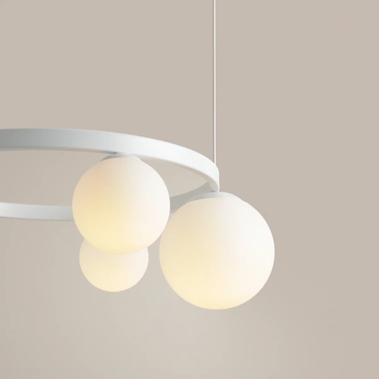 GARDA 4 RING BIAŁY 1099L_R Stylowa lampa wisząca Aldex - zdjęcie dodatkowe 2
