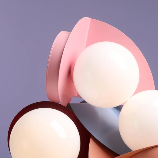 Lampka stołowa LOOP TABLE BABY PINK 1125B18 Aldex - zdjęcie dodatkowe 2