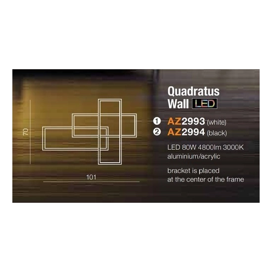 Kinkiet QUADRATUS AZ2994 DIMM AZZARDO