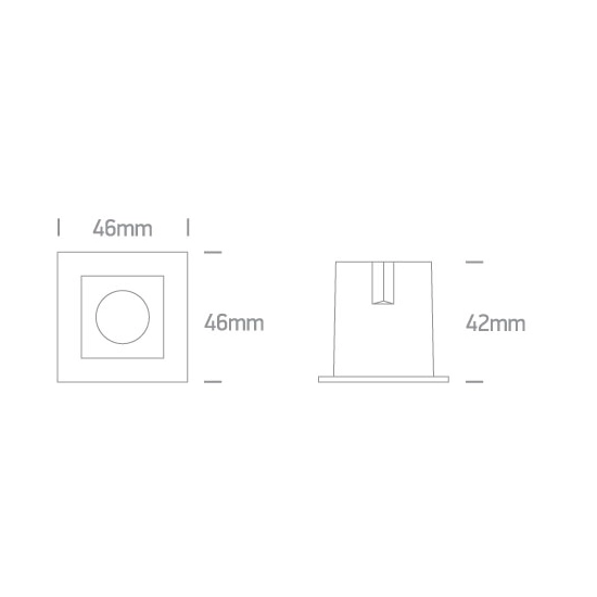 Oprawa podstropowa The Mirror Dark Light Range 50103H/B/W ONE LIGHT