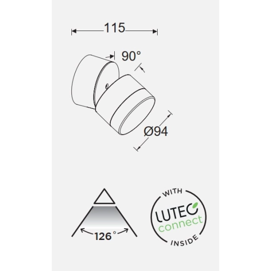 Kinkiet DROPSI 5010901118 LUTEC