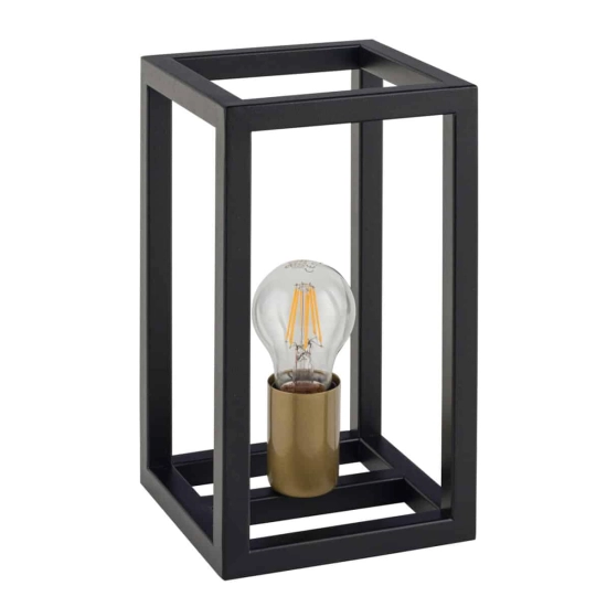 VIGO lampka czarny złoty 50247 Sigma - zdjęcie produktu