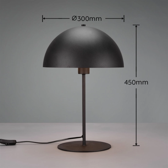 Lampa stołowa NOLA – 506290132 excl. 1x E27 · max. 28W TRIO