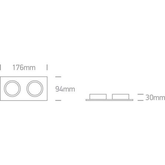kinkiecik.pl The Dual Ring Range Aluminium 51205ABG/B ONE LIGHT