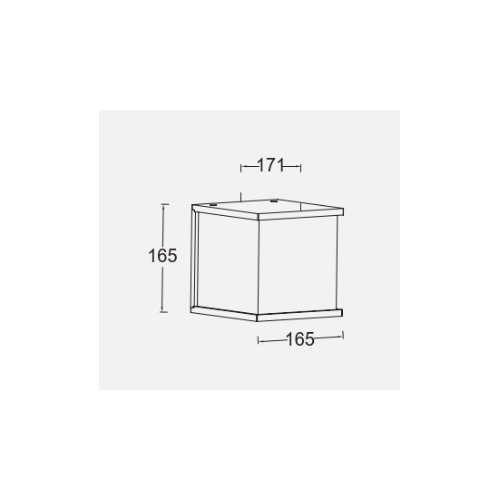 Kinkiet BOX CUBE 5184601118 LUTEC